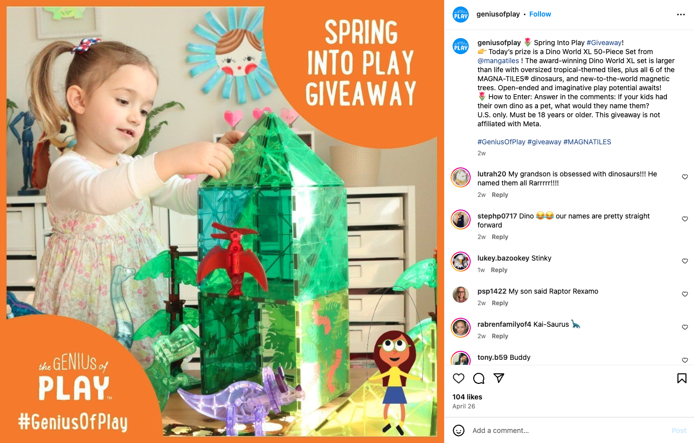 Genius of Play Spring into Learning Giveaway